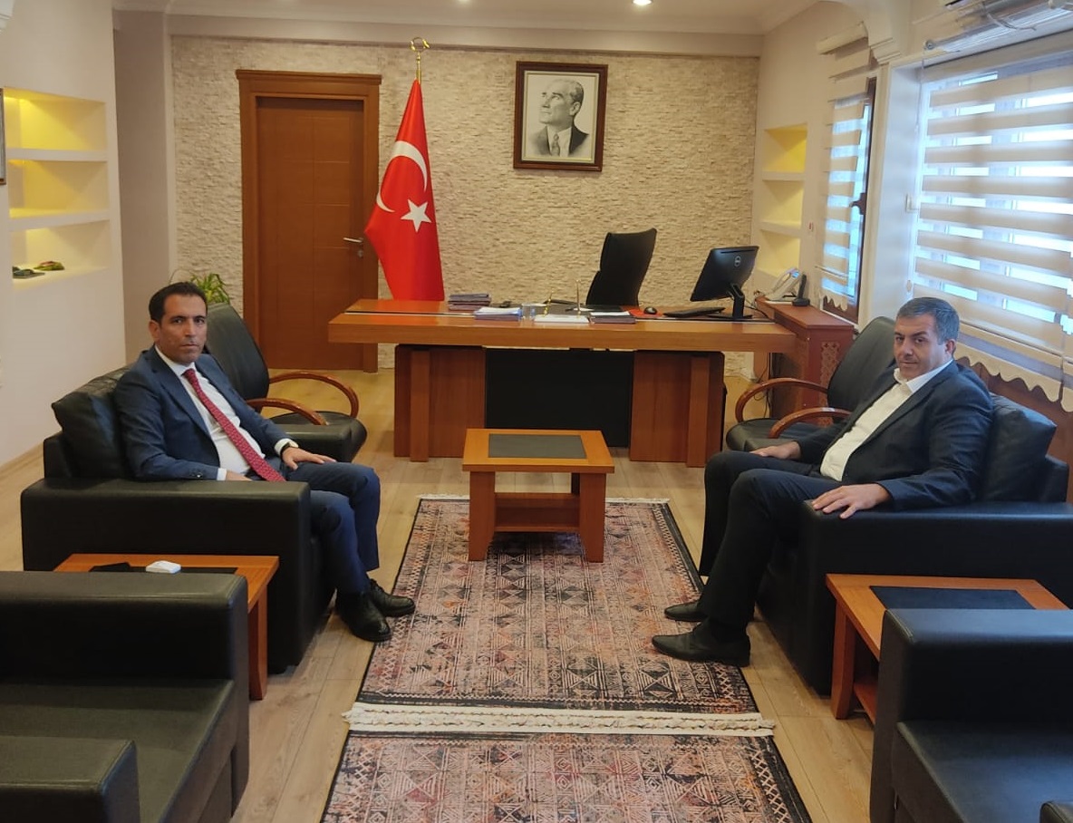 Dalaman Kaymakamı Mesut Yakuta Kaymakamımız Kenan Aktaş'ı ziyaret etti. 